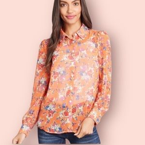 ModCloth floral blouse